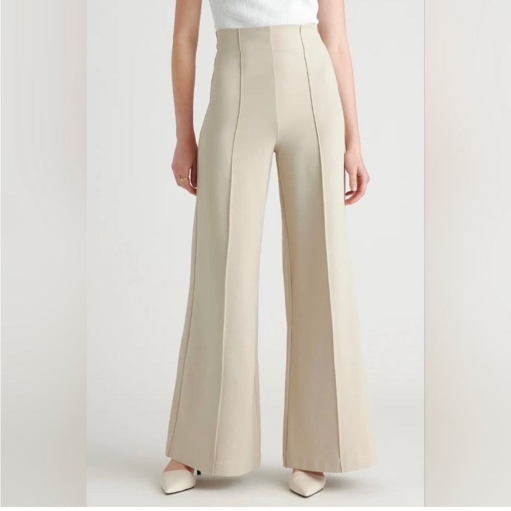 NWT Quince Ultra Point wide leg pants SZ M - Picture 3 of 9